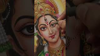 Sherawali Maa Drawing | #tools #sketch #funny #acting #story #pov