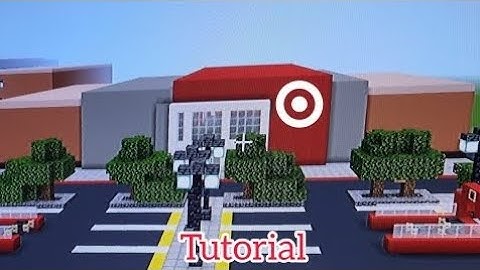 How To Make A Target Store In Minecraft (Exterior)