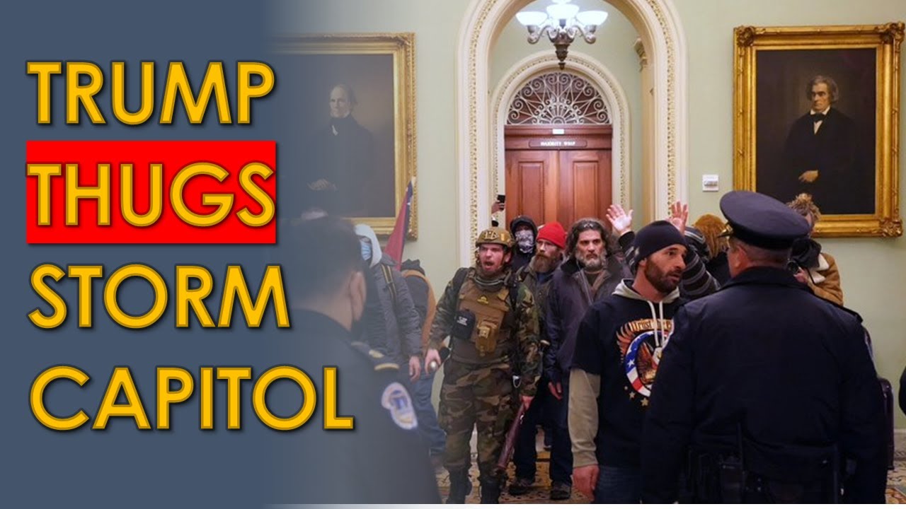 Trump supporters STORM Capitol, are INSIDE THE BUILDING attacking ...