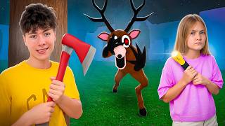 картинка: Попали в ROBLOX 99 НОЧЕЙ В ЛЕСУ в РЕАЛЬНОЙ ЖИЗНИ // 2 серия //