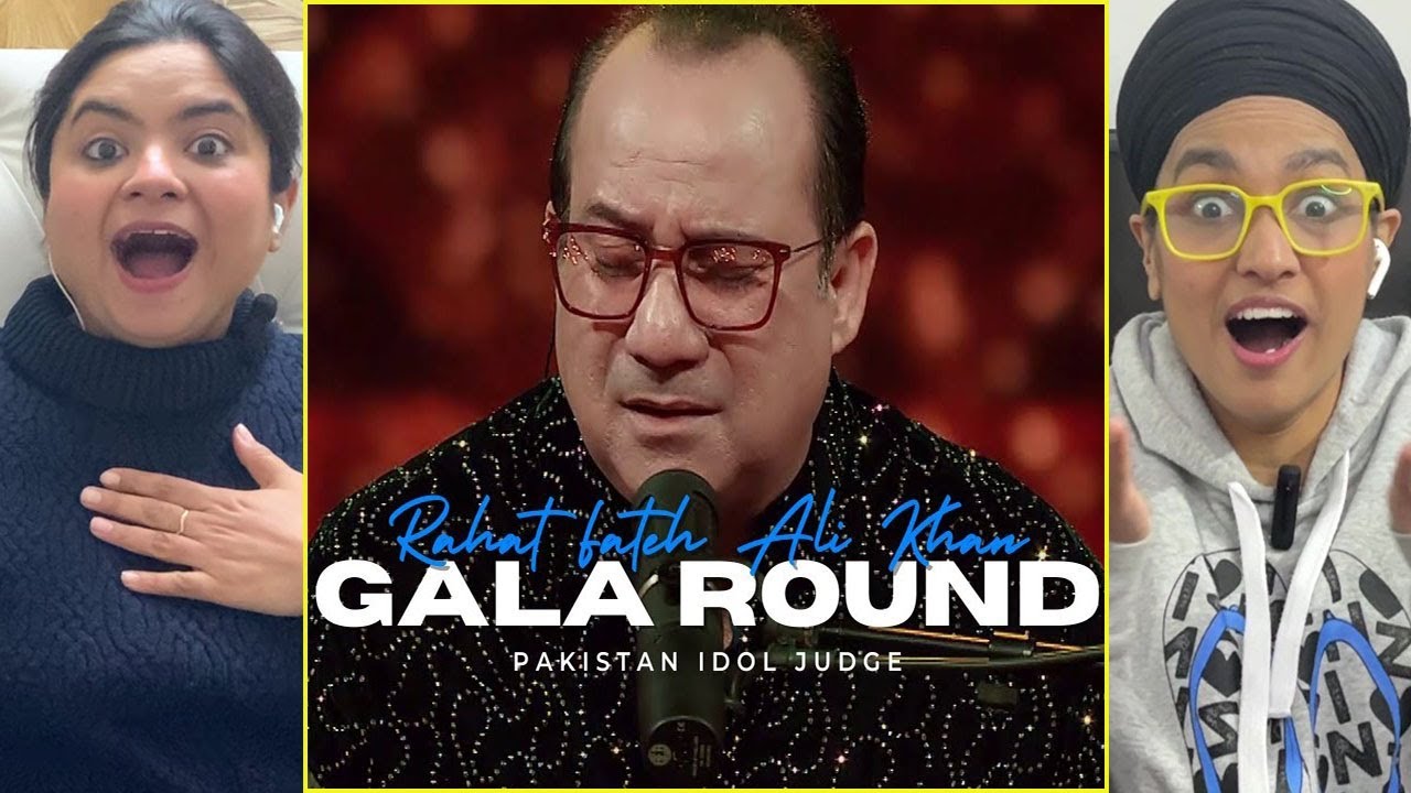 Indians Reaction to Pakistan Idol  | Rahat Fateh Ali Khan Performs “Lagan Lagi Tumse Mann Ki Lagan”