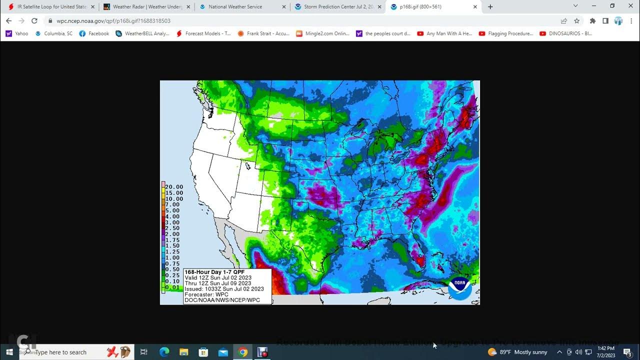 Severe Weather Next 5 Days! With A Few Tornadoes, Winds 70+ MPH and