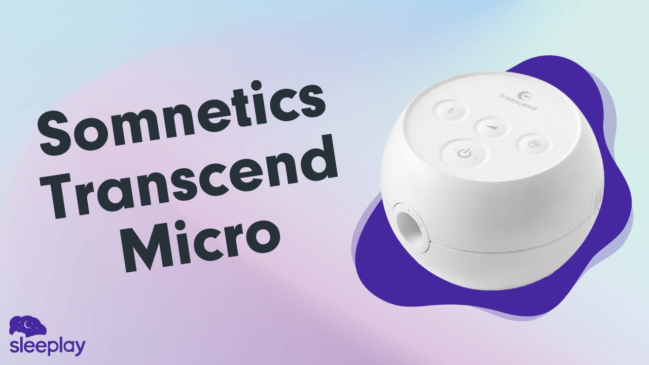 Somnetics Transcend Micro Smallest & Smartest Auto Travel CPAP Machine with  FREE Tubing and A Muffler Kit