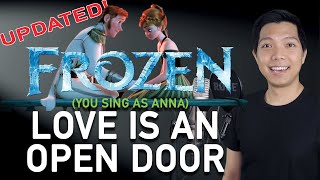 Love Is An Open Door Male Part Only - Karaoke Updated - Frozen