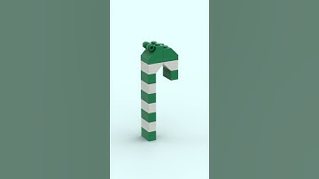 Lego Candy Cane Green Build(188)