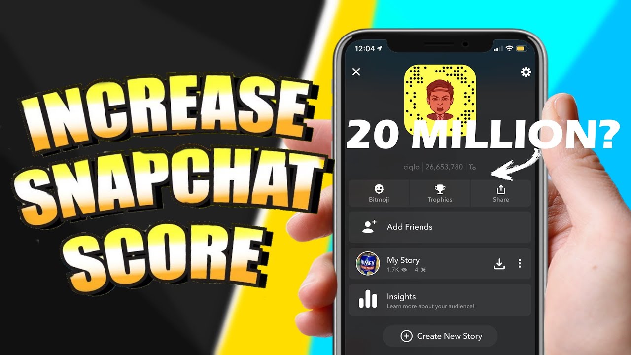 HOW TO INCREASE YOUR SNAP CHAT SCORE *FASTED METHOD *(iOS/Android