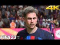 FIFA 23 | FC Barcelona vs Man City | Champions League 22/23 Gameplay | 4K