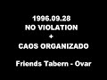 Capture de la vidéo 1996.09.28 - No Violation + Caos Organizado – @Friends Tabern - Ovar