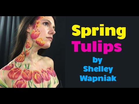 Spring Tulips Design by Shelley Wapniak