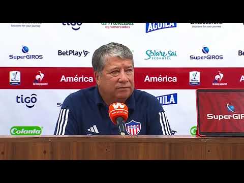 Rueda de prensa de Junior tras su partido ante América