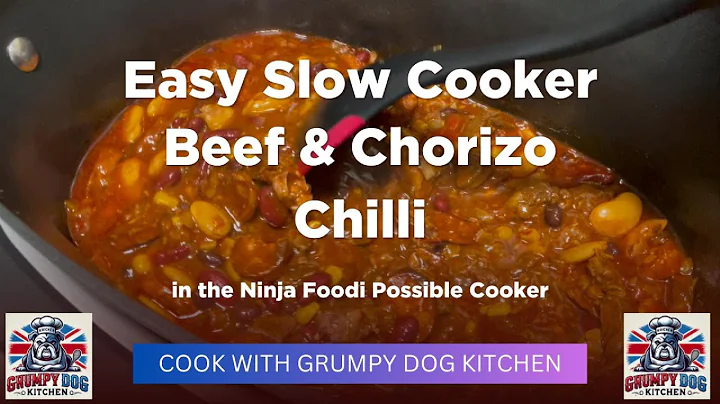 Easy Slow Cooker Beef & Chorizo Chilli in Ninja Foodi Possible Cooker