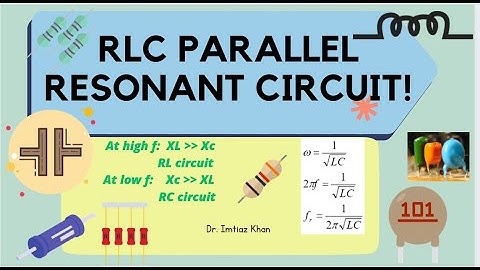 RLC Parallel CIRCUIT | RLC parallel resonant circuit | Rejector circuit | Class 12 and BS Students