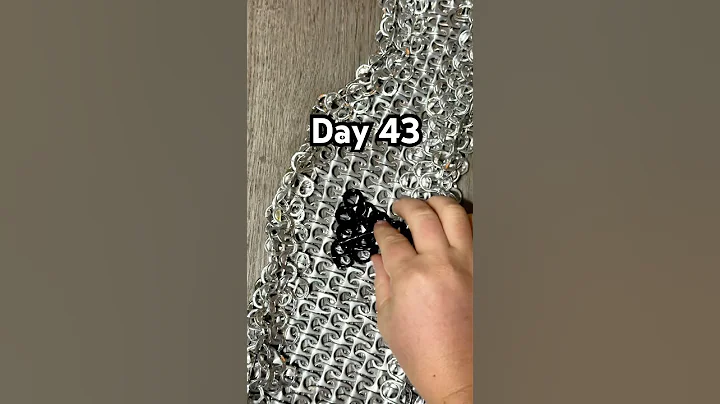 Day 43 of adding pop tabs until I have a full chain mail armor suit