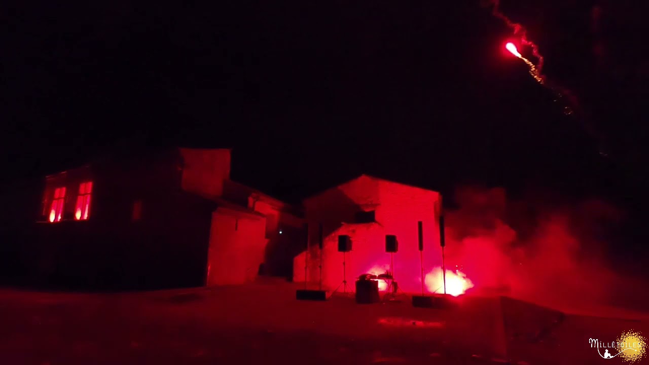Feu d'artifice pour le marché de Noël de Cabriès