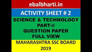 ebalbharti| activity sheet#2 |science and technology 2|technical math guruji