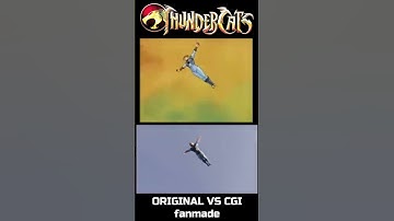 THUNDERCATS OG VS CGI #shorts  #cgi #thundercats  #1980s  #cartoons