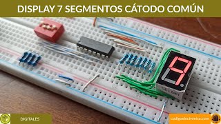 Display 7 segmentos cátodo común