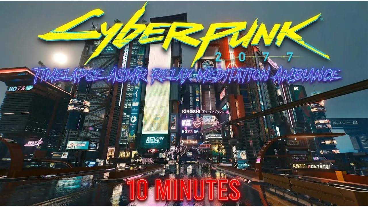Cyberpunk 2077 Night City Timelapse | Neon Lights to Sunrise (RTX Cinematic)