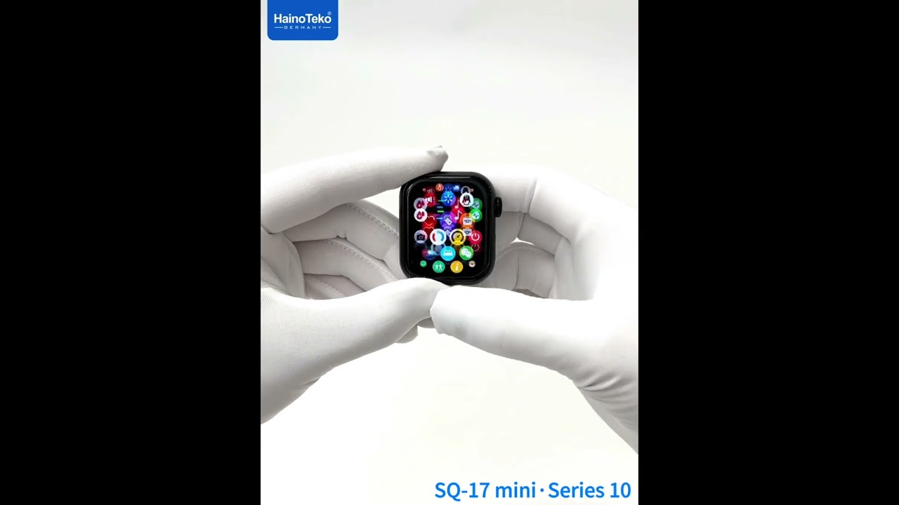 HainoTeko SQ-17 Mini Smart Watch AMOLED Display With 3 Straps.