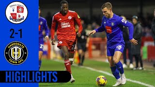 Crawley Town v Harrogate Town highlights