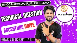 Accenture Coding Round 2025 batch || 15- October 2024 || Actual Problems || Source Code