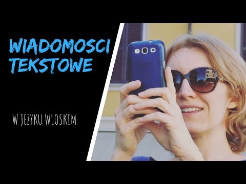 Jak pisac PO WLOSKU wiadomosci tekstowe