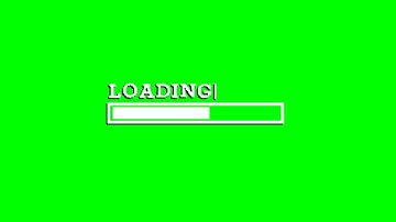 Loading Screen animation green screen black blue screen overlay 1080p HD