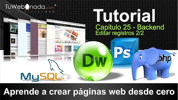 Capitulo 25 - Página web desde cero en PHP con Dreamweaver, Photoshop, XAMPP, CSS y jQuery