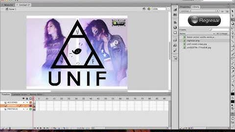 Como hacer botones de entrada y regreso en Flash CS6