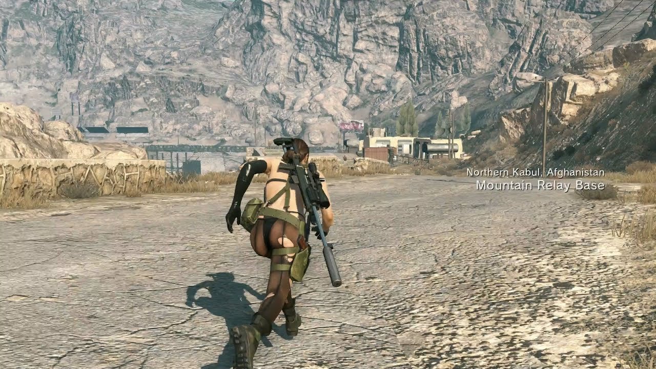 MGSV Free Roam Mountain Relay Base Quiet with voice Mod PC YouTube
