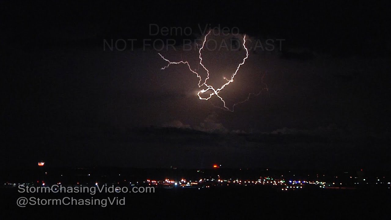 Intense Lightning fills the sky on the south side of the Twin Cities Metro - 9/20/2016