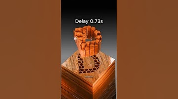 🔥 Perfect Fit 🔥 Wooden Physics Simulation in Blender 3D — Smooth, Precise & Satisfying!