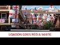 WORLD CUP FEVER: Hundreds of England Flags Transform London Estate Ahead of Croatia Clash | AD1C