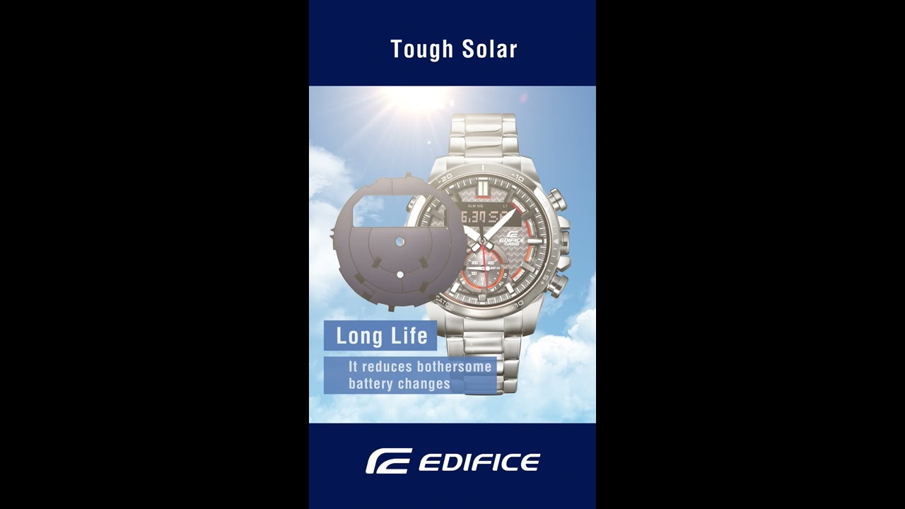 カシオ EDIFICE ECB-800 Tough Solar 腕時計 Casio Edifice Bluetooth Solar Mobile Link Watch ECB-800D-1A