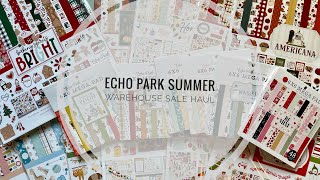 Echo Park Summer Warehouse Sale Haul
