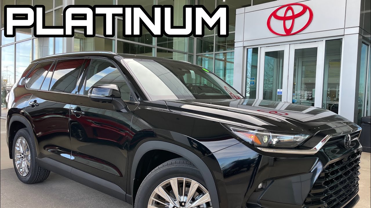 2024 TOYOTA GRAND HIGHLANDER PLATINUM in MIDNIGHT BLACK METALLIC ...