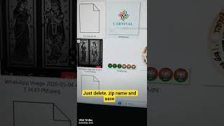 CorelDRAW file downloaded from WhatsApp is showing up zip file solution