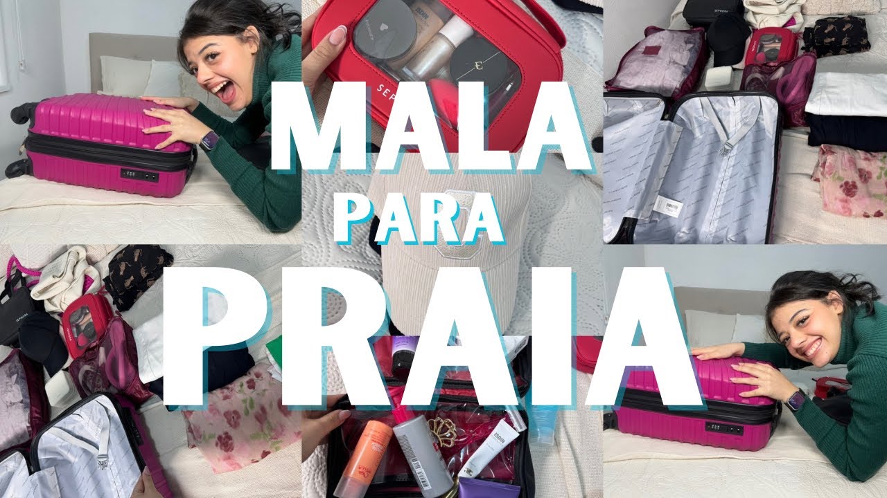 ARRUMANDO MALA PARA 4 DIAS NA PRAIA! MALA PARA BÚZIOS