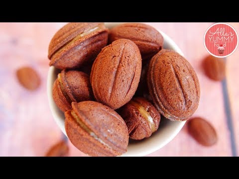 Russian Chocolate Cookies | Chocolate Oreshki Recipe | Easter Episode 3