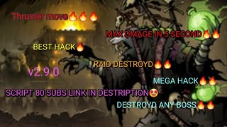 SF2 GAMER||Raid destroyd||Thruster move||Free script Link in Description
