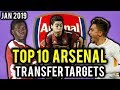 TRANSFER NEWS! TOP 10 Arsenal TRANSFER TARGETS January 2019 ft Almiron, Malcom, Under