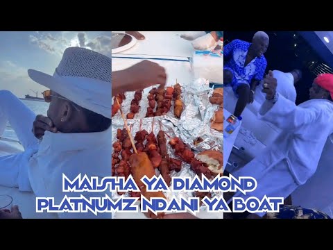 Maisha ya Diamond Platnumz Ndani Ya Boat Akiwa Na S2kizzy, Lizzer, Lukamba & Director Kenny