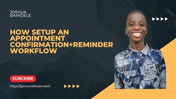 How to Setup An Appointment Confirmation+Reminder Workflow on Gohighlevel