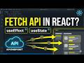 Fetch API in React JS using useEffect &amp; useState | Beginner Tutorial