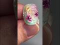 🌺 Floral Ripples Beauty #shorts #ytshorts #nails #viral #shortsfeed