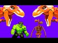 Godzilla vs Shin Godzilla - HULK: Team Hulk vs Team Siren Head | Godzilla LEGO 13+