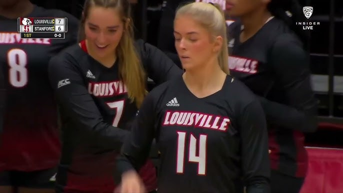 University of Louisville Cardinals Volleyball Short Sleeve T-Shirt:  University of Louisville