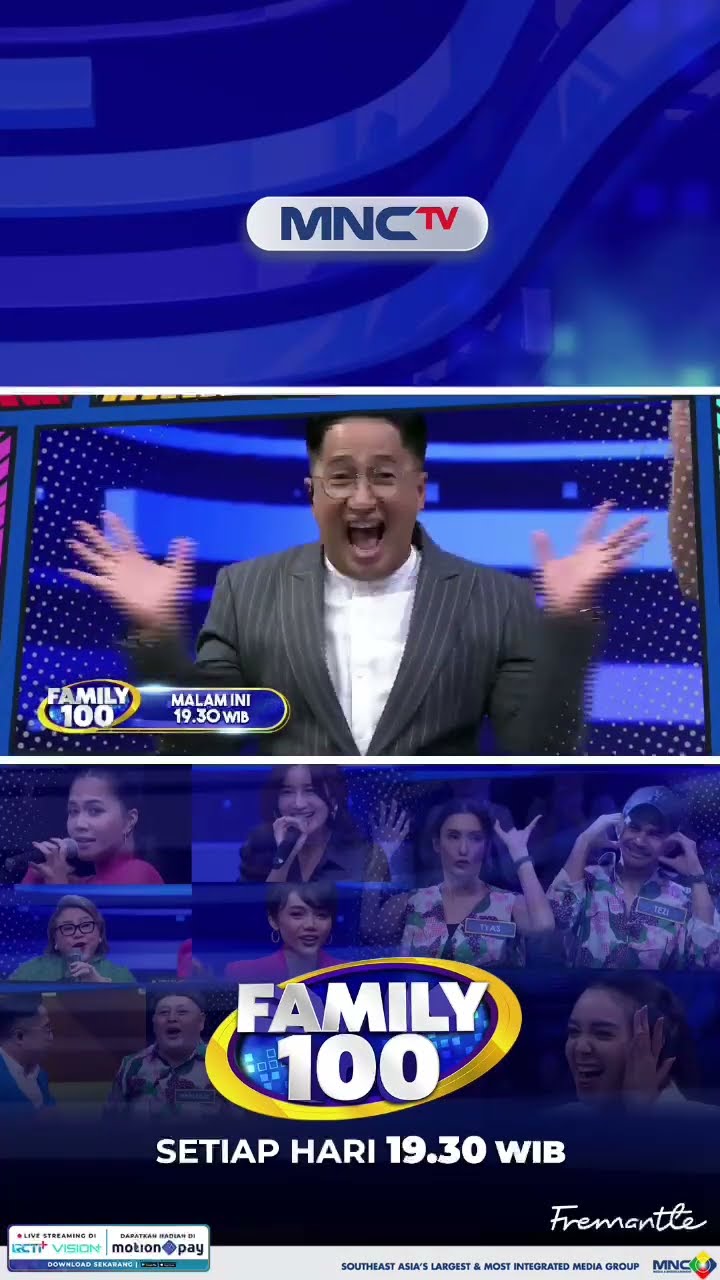 COBA TEBAK, MAKANAN APA YANG KENYAL SAAT DIGIGIT  JAWABANNYA ADA DI FAMILY 100 MALAM INI
