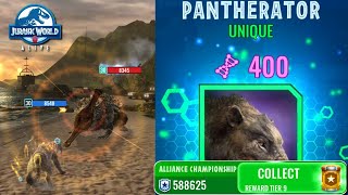 Claim Your Pantherator Alliance Championship Reward! + PVP in Jurassic World Alive 🏅