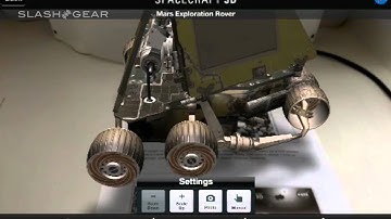 SpaceCraft 3D NASA app hands-on with augmented reality